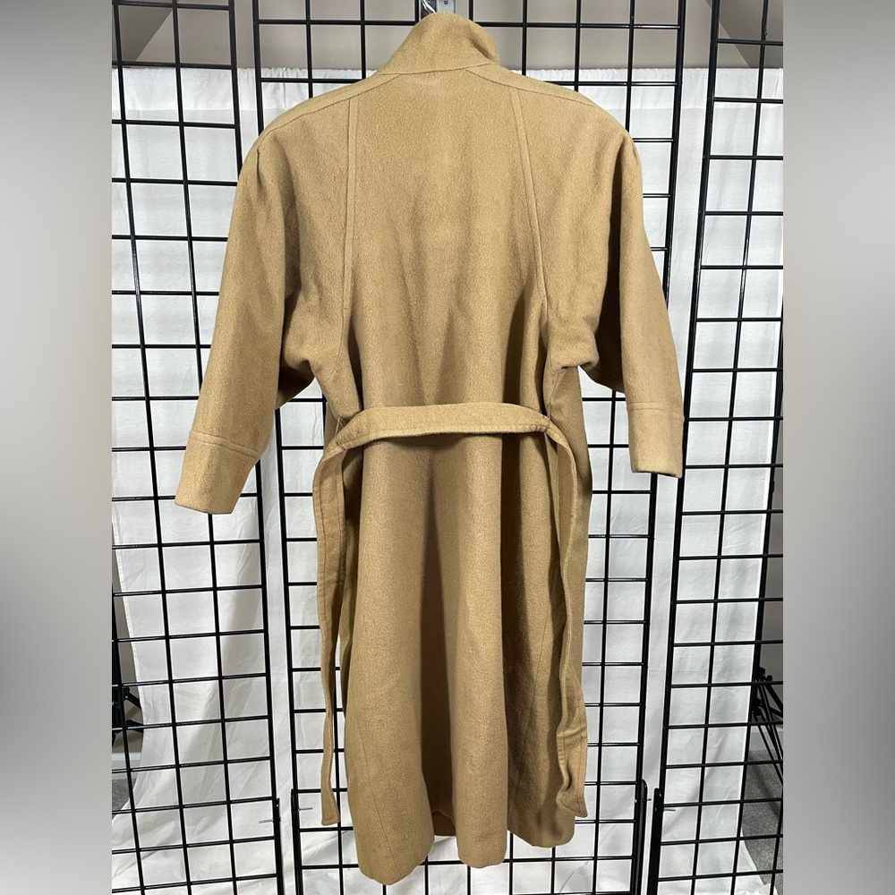 Vintage Berghaus custom made wool tan long coat - Picture 5 of 14